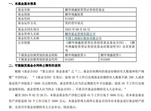 景顺长城：旗下基金业绩“疲软” 多只权益类产品成立不足1年遭清盘